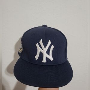 Navy Blue Ribbed  Cap